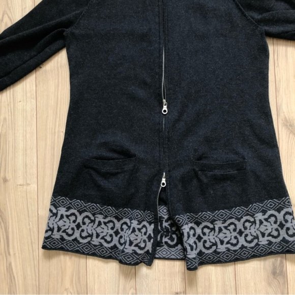 Womens Aventura Berlin Hooded Organic cotton blend zip up Cardigan size M - Picture 7 of 12